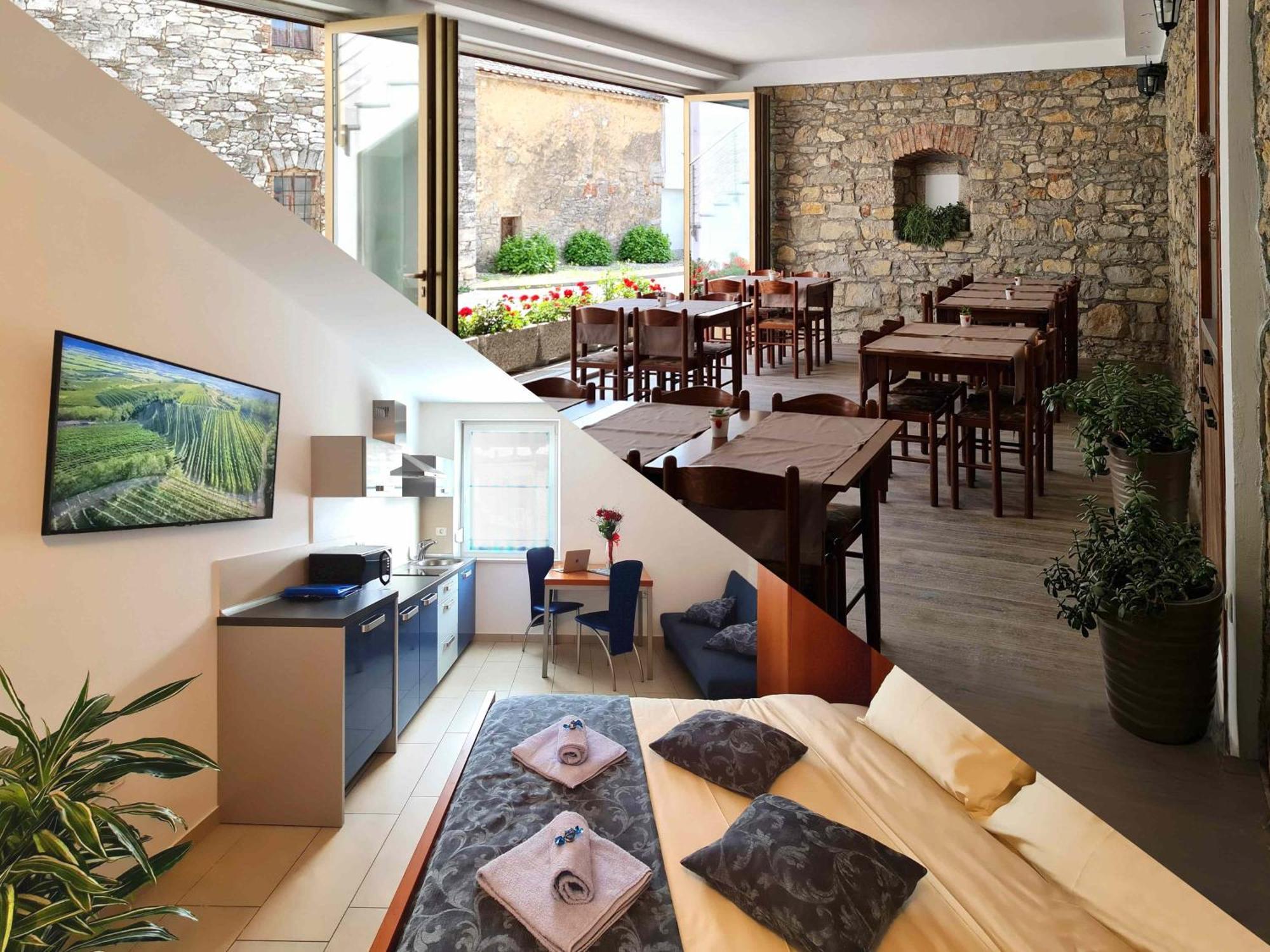 Restaurant & Apartments Getaway Pri Kobalu Vipava Exterior photo